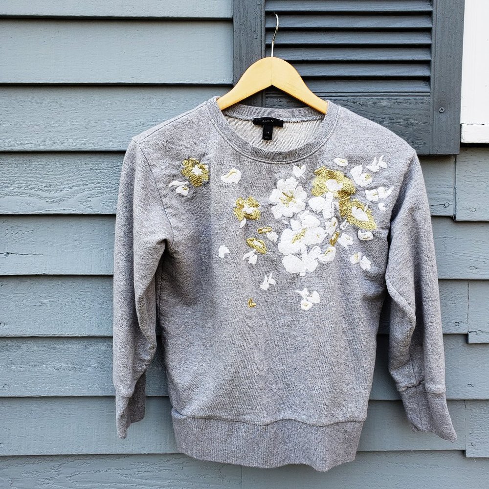 ⚠️ DONATING SOON ⚠️ J. Crew Grey Sweatshirt